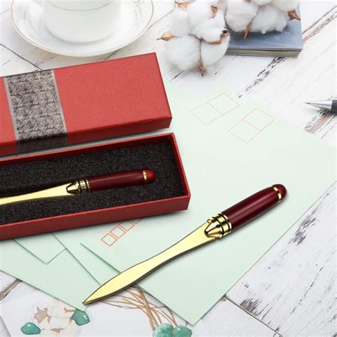 Acootruing Letter Opener, Envelope Slitter Letter Openers Metal Letter ...