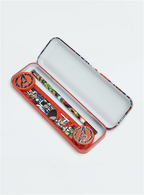 Buy Kids Avengers Printed Pencil Box Gift Set Online at just Rs. 299.0 ...