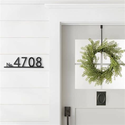 Black house numbers – Artofit