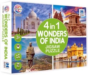 Ratnas Wonders of India jigsaw puzzle (396 Pieces) (1583) - Wonders of ...