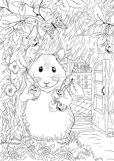 Hamster coloring pages - Print for free | WONDER DAY — Coloring pages ...