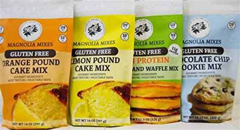 Buy Magnolia Mixes Variety Pack: Lemon Pound Cake Mix, Orange Pound ...