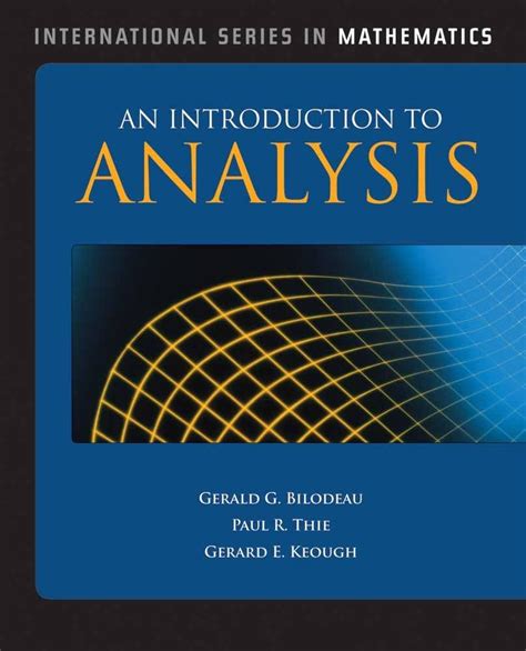 Buy An Introduction to Analysis (International Series in Mathematics ...