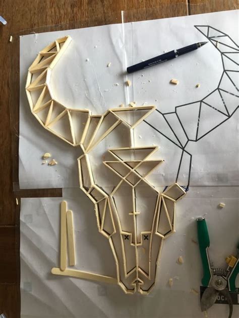 Popsicle Stick Wall Decor 的图像结果
