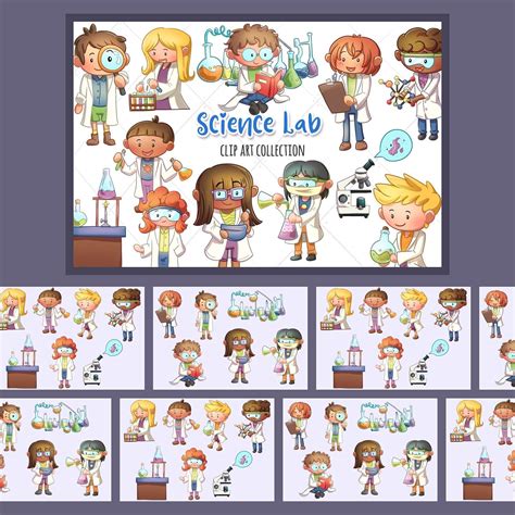 Animated Science Lab Clip Art