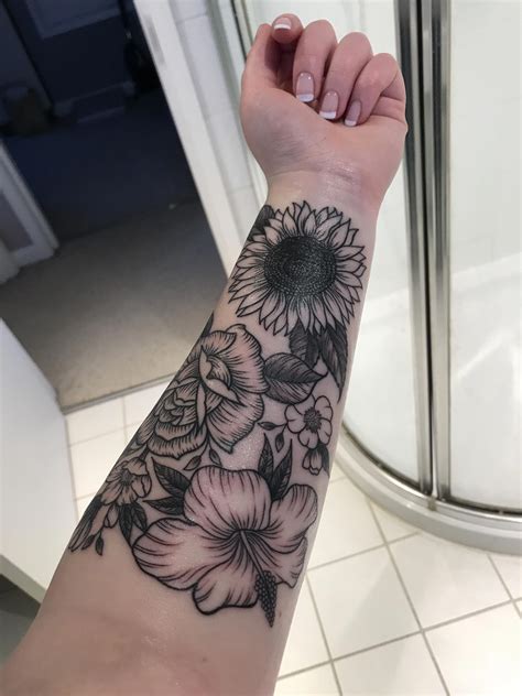 arm tattoo cover up woman