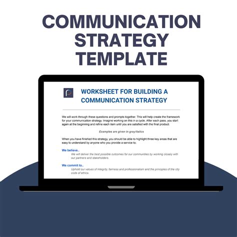 Comms Strategy Template 的图像结果