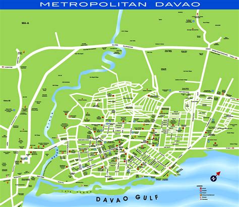 Davao City Philippines Map