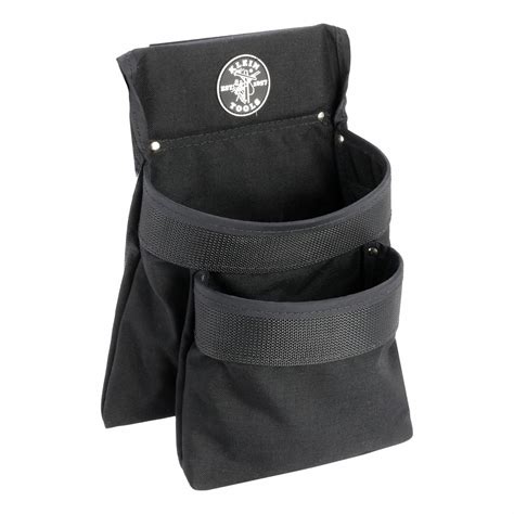 KLEIN TOOLS, For 2 1/2 in Belt Wd - Max, 2 Pockets, Tool Pouch - 2DFV4 ...