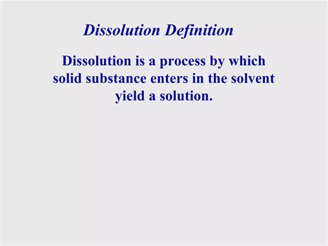 Image result for Dissolution Method Procedure
