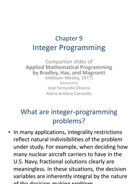 Image result for Integer Programming Books