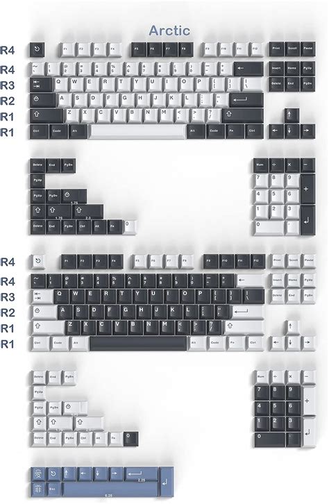 Buy 253 ಕೀಗಳನ್ನು ಮಿನುಗಿಸುವುದು ಡಬಲ್ ಶಾಟ್ ಕೀಕಾಪ್ಸ್ ಮಾದರಿ ಡಾಲ್ಚ್ ಚೆರ್ರಿ ...