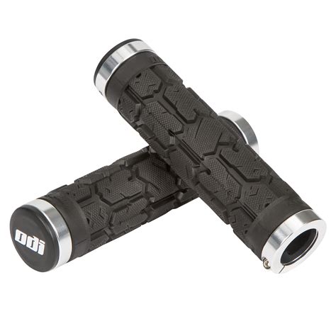 ODI MTB Grips Bonus Pack Rogue Lock-On Black/Silver, 130 mm | Maciag ...