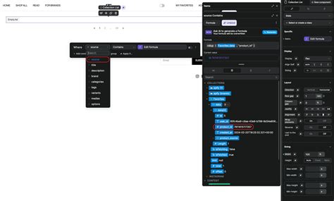 Filter JSON 的图像结果