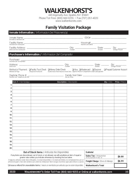 Walkenhorst Inmate Catalog - Fill Out and Sign Printable PDF Template ...