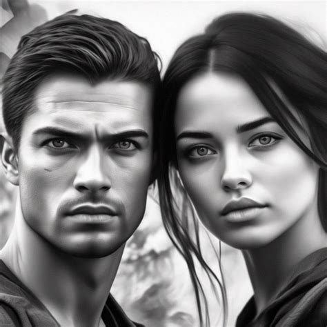 "Pencil drawing clear realistic apocalypse watercolor clear image of a ...