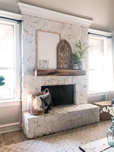 How to german schmear a stone fireplace – Artofit