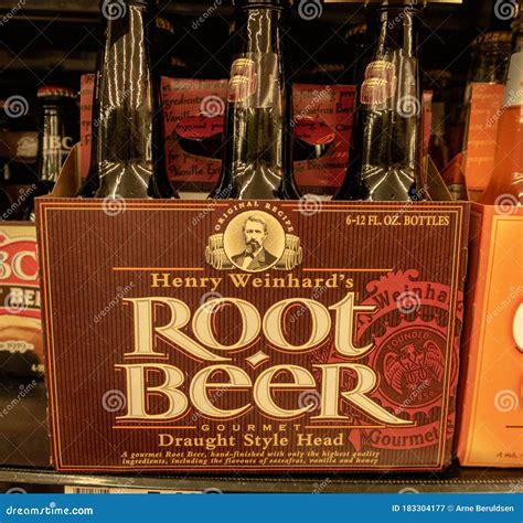 Bottles of Henry Weinhard`s Root Beer Editorial Photography - Image of ...