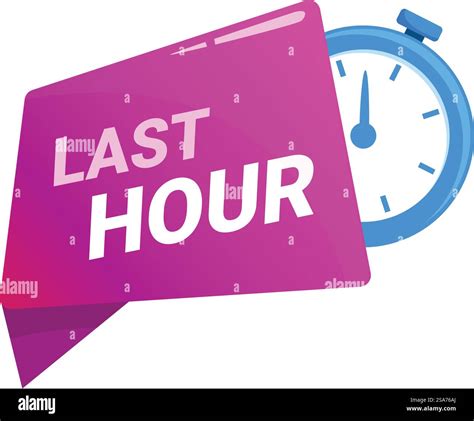 Last hour Cut Out Stock Images & Pictures - Alamy