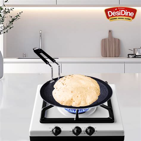 DesiDine Honeycomb Triply Roti Tawa Scratch Resistant (25 cm) – Desi Dine