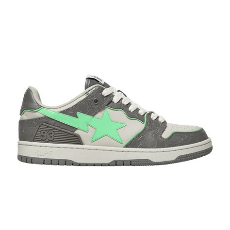 Bape Sk8 Sta Grey Green Price in India | Culture Circle