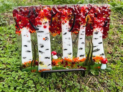 Fall Trees in Fused Glass, Happy Valley Library, 20 October 2025 ...