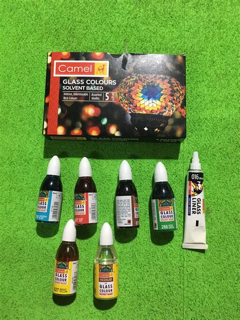 6 shade solvent based glass colours – KnowHowArtCraft