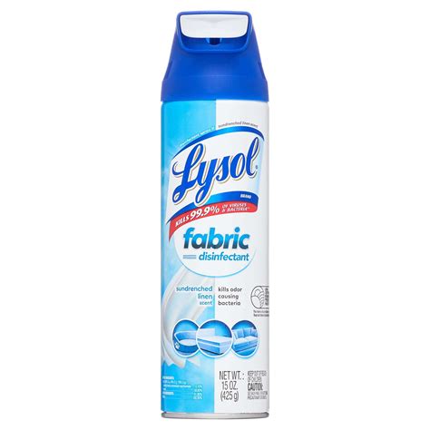 Lysol Fabric Disinfectant Spray, Sanitizing/Antibacterial Spray ...