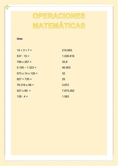 Image result for Matematica Con Operaciones