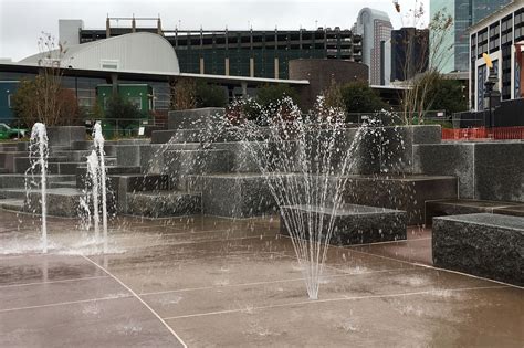 First Ward Park - Interactive Fountain with Mist - Delta Fountains