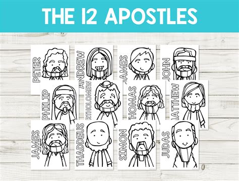The 12 Apostles Coloring Pages