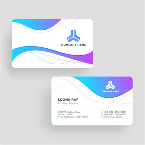 Business Card Template Front and Back 的图像结果