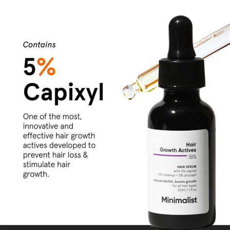 Buy MINIMALIST HAIR GROWTH ACTIVES 18% HAIR SERUM (30ML) Online & Get ...