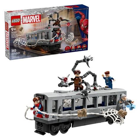 LEGO® Marvel #76321: Spider-Man vs. Doc Ock Subway Train Scene – Krazy ...