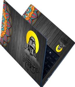 Flipkart SmartBuy Full Body Laptop Skin Sticker - Har Har Mahadev Black ...