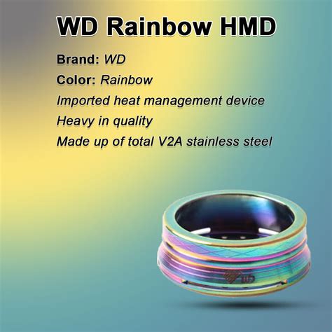 WD Rainbow HMD - Heat Management Device for Hookah – shopdop.in