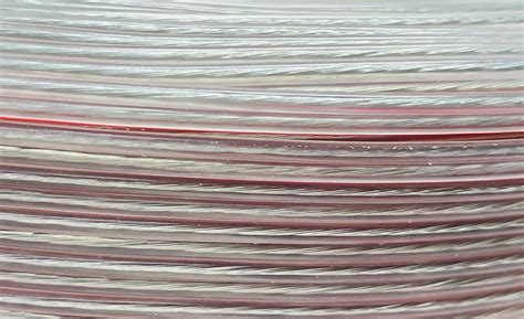 Speaker wire European style 23/38 crystal clear full tinned(92 meter)