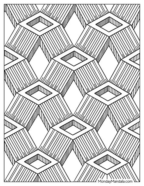 Geometric Design Coloring Pages