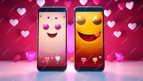 Premium Photo | Two smartphones side by side screens displaying ...