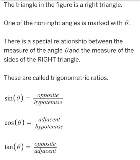 Solved: The triangle in the figure is a right triangle. One of the non ...