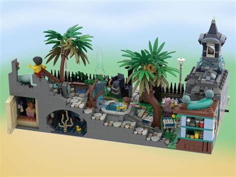 Image result for LEGO Swimming Pool Tutorial