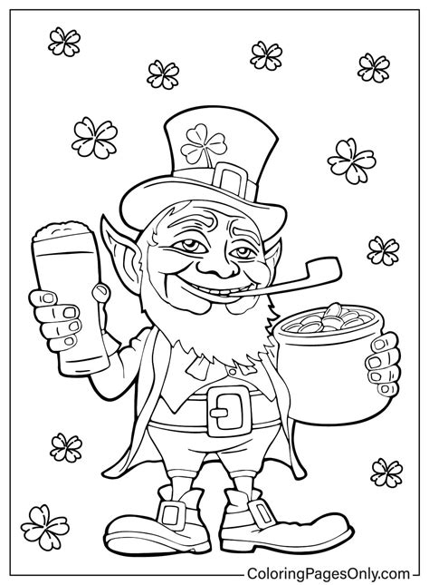 Free Leprechaun Coloring Pages