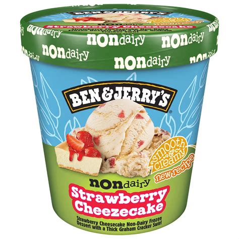 Ben & Jerry's Non-Dairy Strawberry Cheesecake Frozen Dessert - Shop Ice ...
