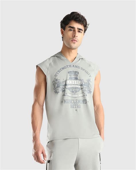 Mens Sleeveless Hoodie Tank – Musclemind activeleisure