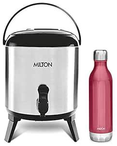 Buy Milton Stellar 5 Thermosteel Water Jug, 4.6 litres, Silver & Milton ...