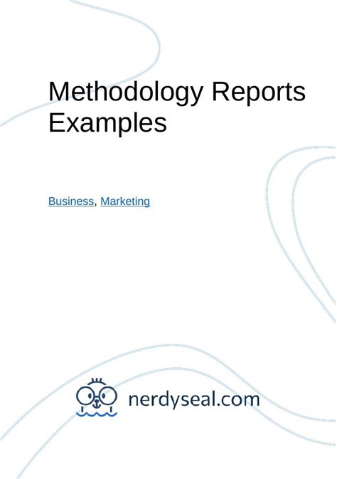 Image result for Report Methodology Examples