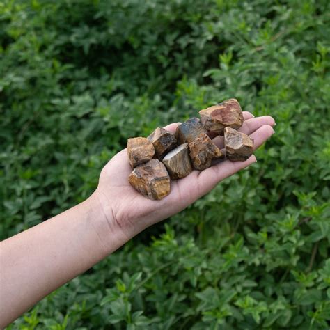 Tiger Eye Raw Crystals and Stones - Natural Healing Crystal Stone – GEM ...