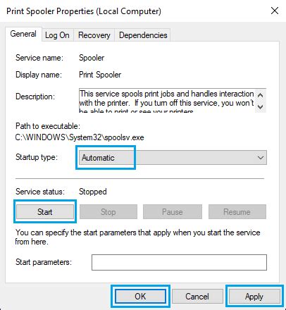 Image result for Start Print Spooler Service