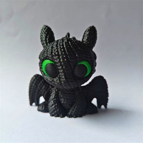 3D Printed Dragon Desk Buddy | Lil’ Night Fury – The Niva Store