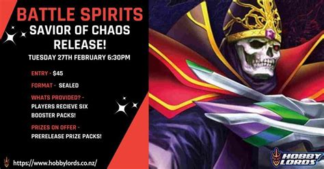 Battle Spirits- Savior of Chaos Release , Hobby Lords, Dunedin, 27 ...